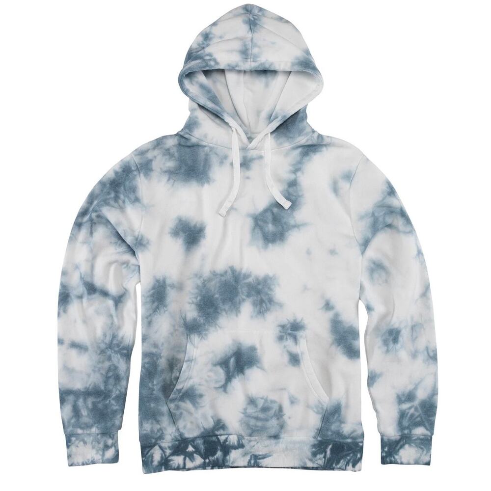 Paperbacks Cloud Tie Dye Hoodie Pullover 100% Cotton Hand Dyed Sz XXL NWT